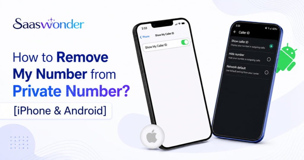 how to remove my number from private number
