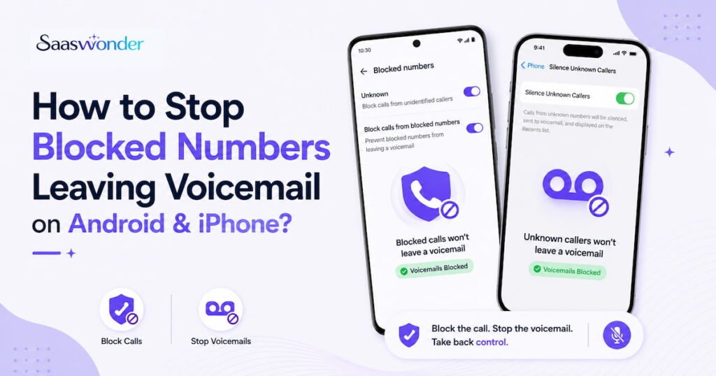stop blocked phone number leaving voicemail