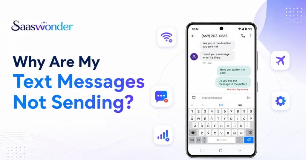 why are my text messages not sending