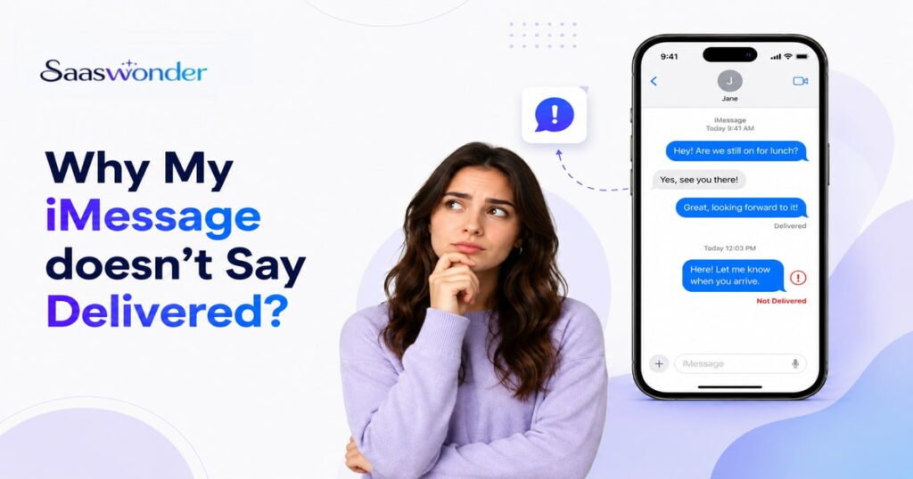 why my imessage doesnt say delivered