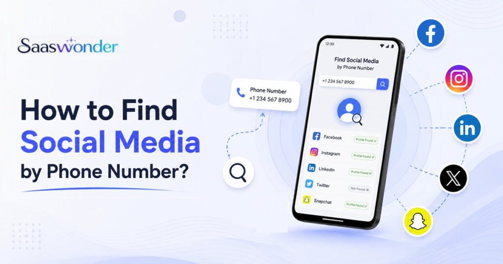 find social media accounts by phone number