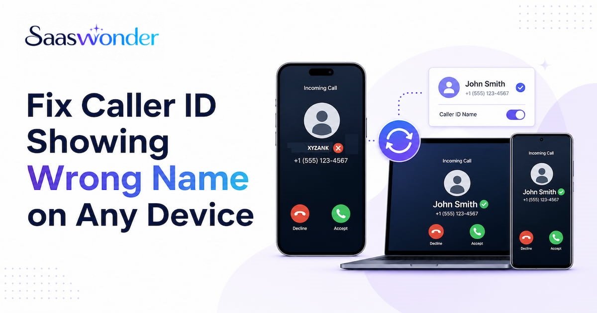 caller id showing wrong name