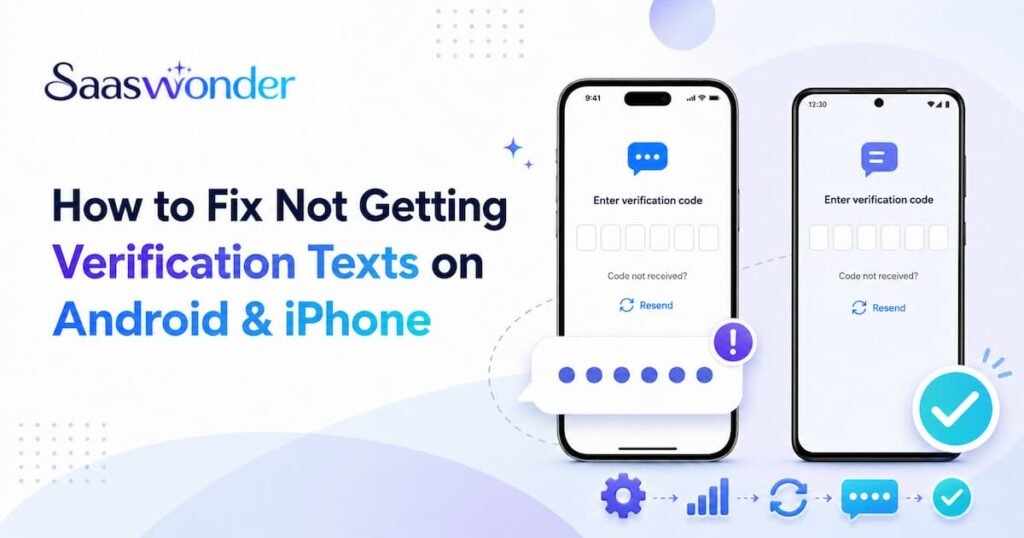 not receiving verification texts