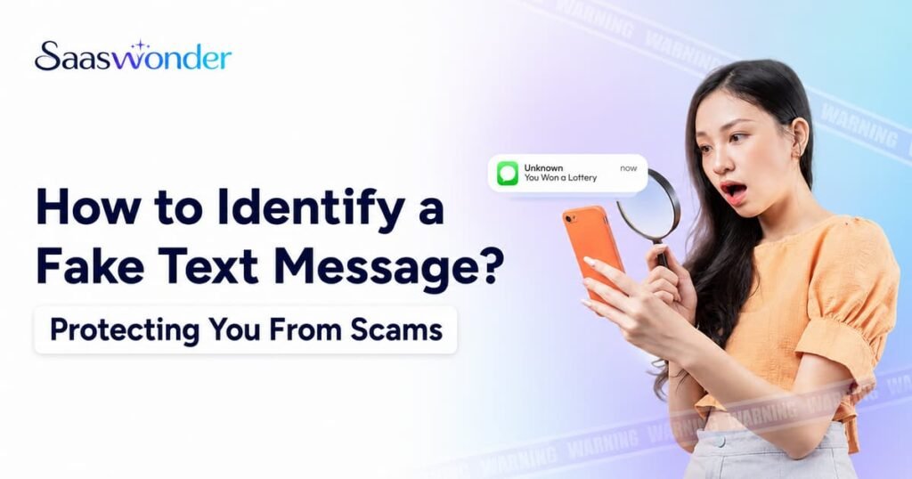 idnetify fake text messages