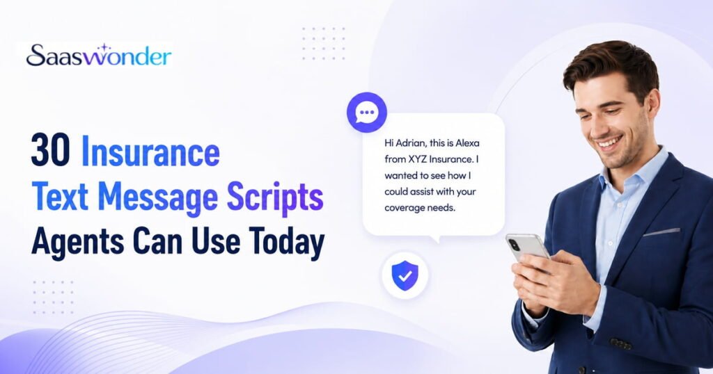 insurance text message script
